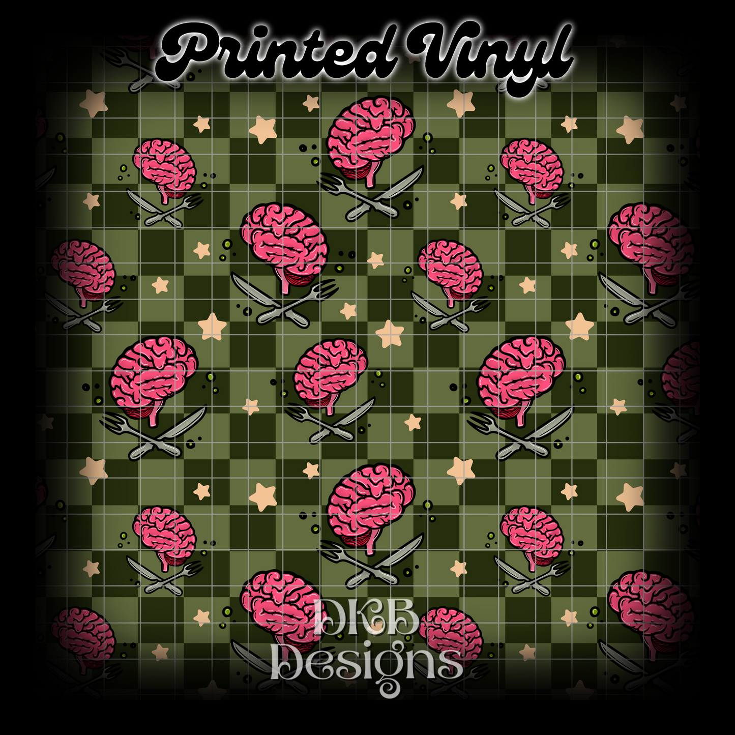 Brain eater Printed Vinyl