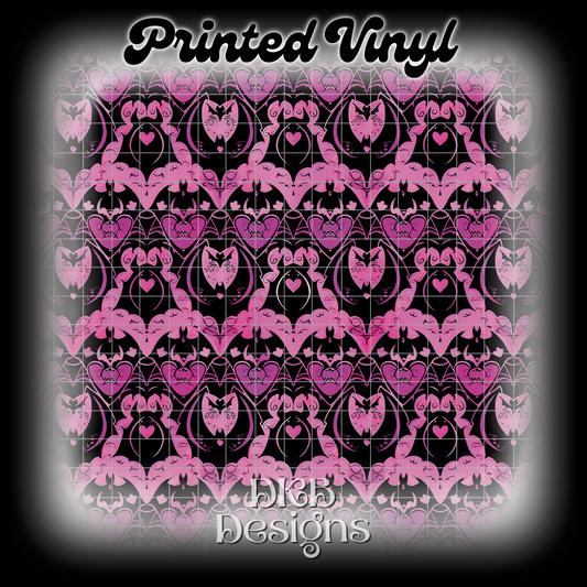 Purple bats Printed Vinyl