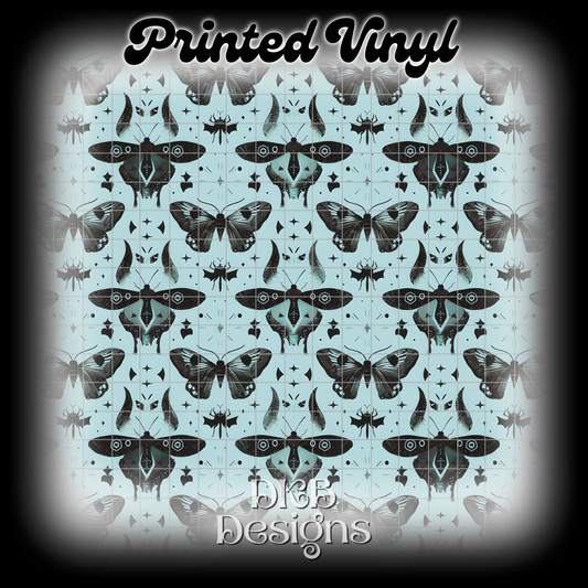 Death moth 5 Printed Vinyl