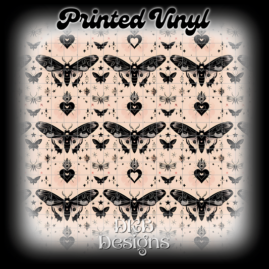 Death moth 4 Printed Vinyl