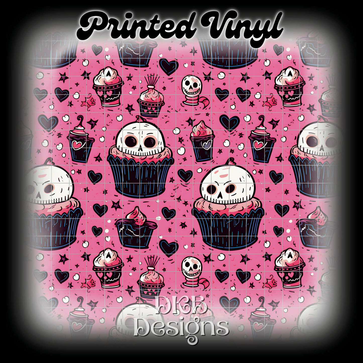 Creepy cupcakes 4 Printed Vinyl