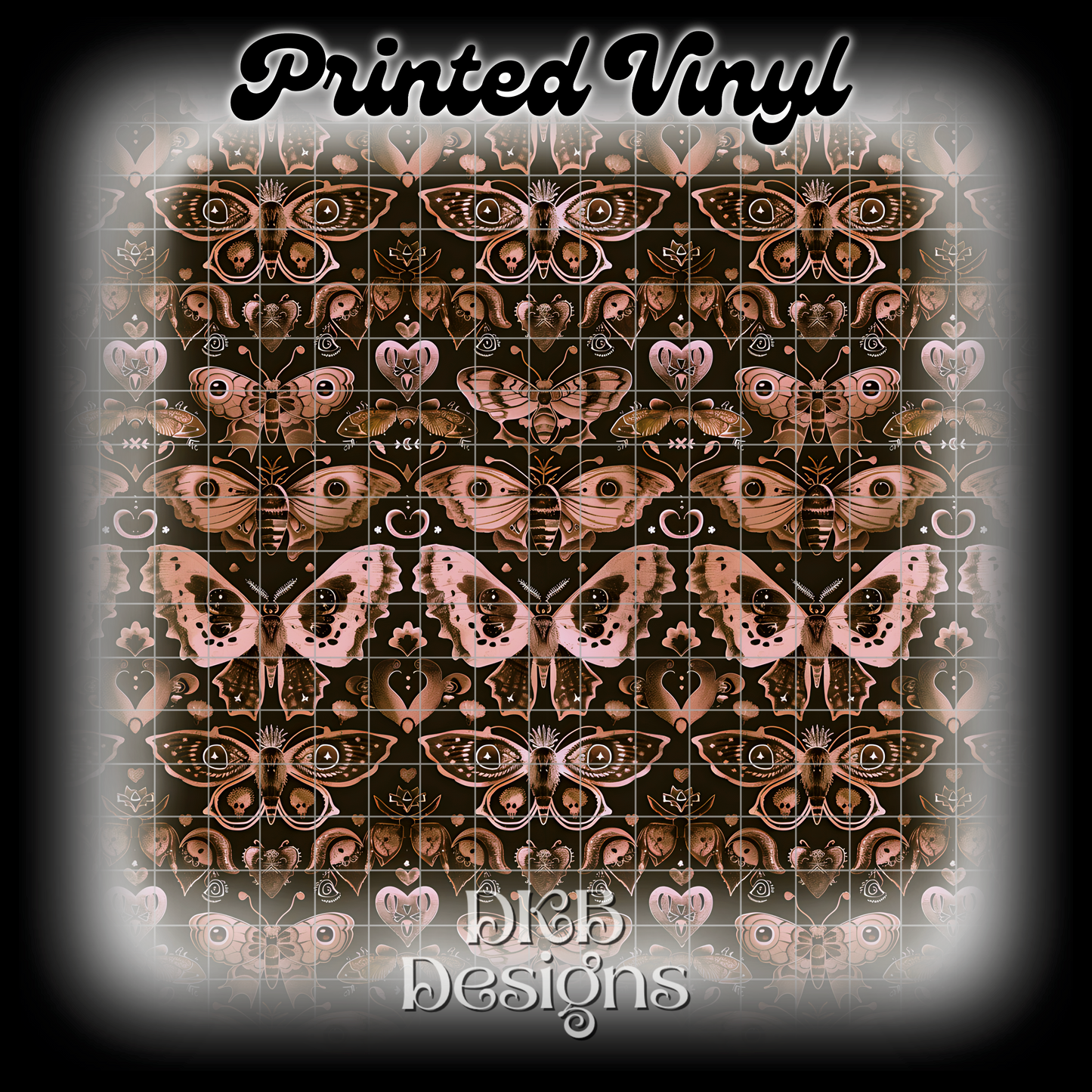 Busy moth 1 Printed Vinyl