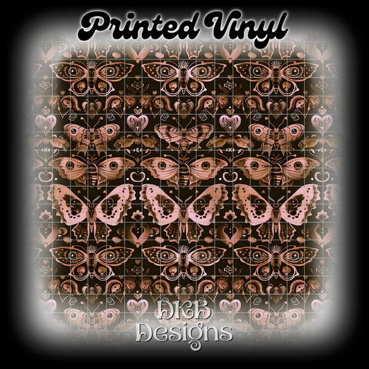 Busy moth 1 Printed Vinyl