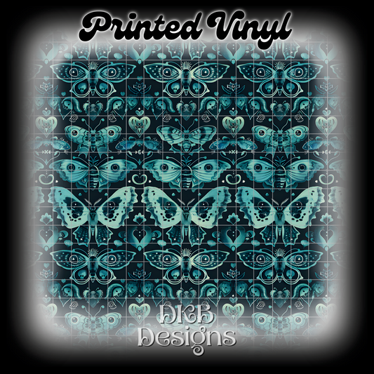 Busy moth 3 Printed Vinyl