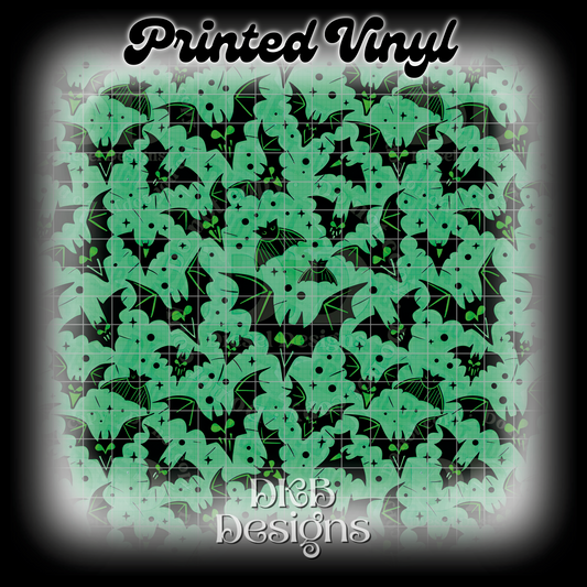 “Glowing” bats Printed Vinyl