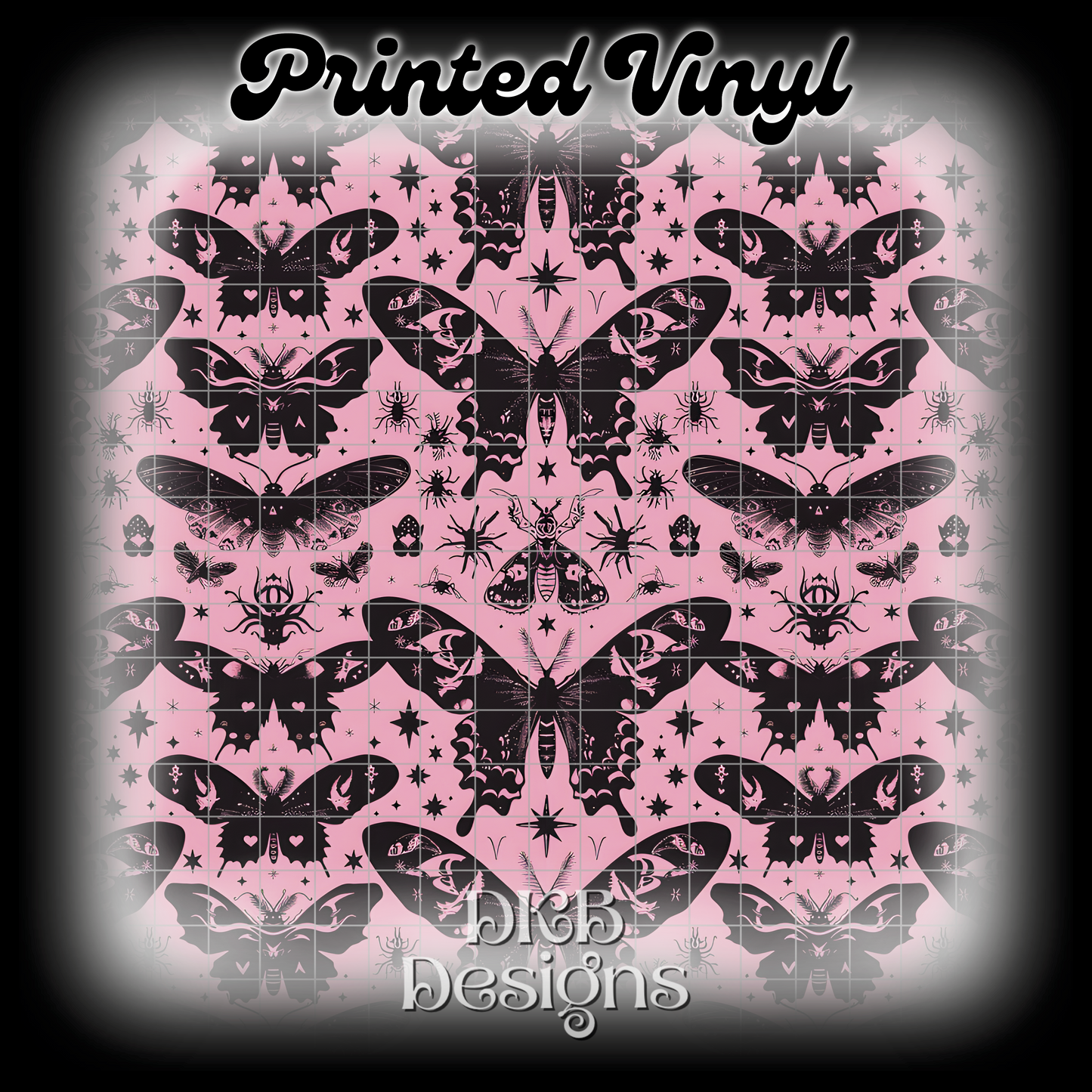 Death moth 1 Printed Vinyl