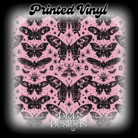 Death moth 1 Printed Vinyl