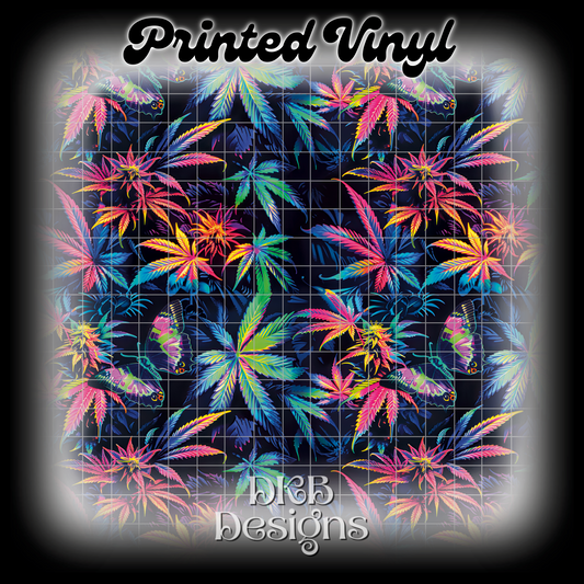 420 neon 4 Printed Vinyl