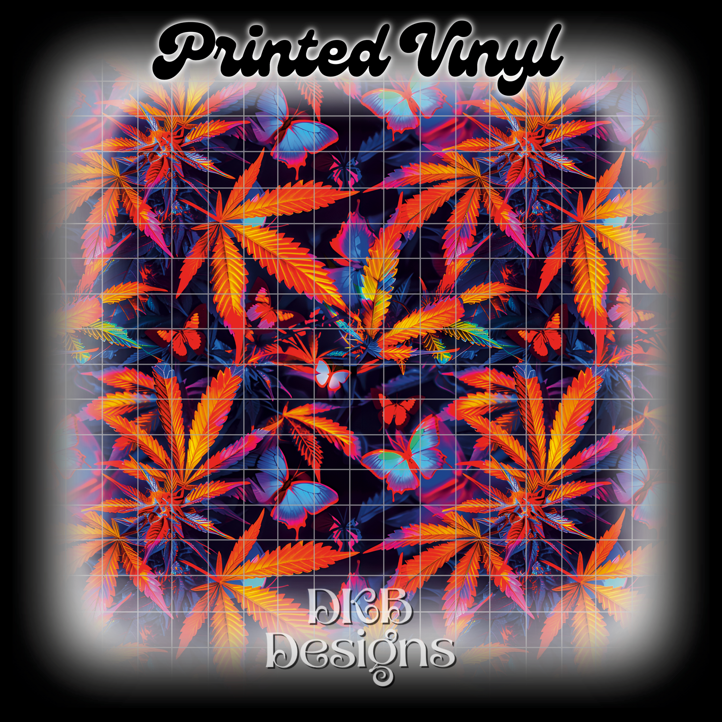 420 neon 3 Printed Vinyl