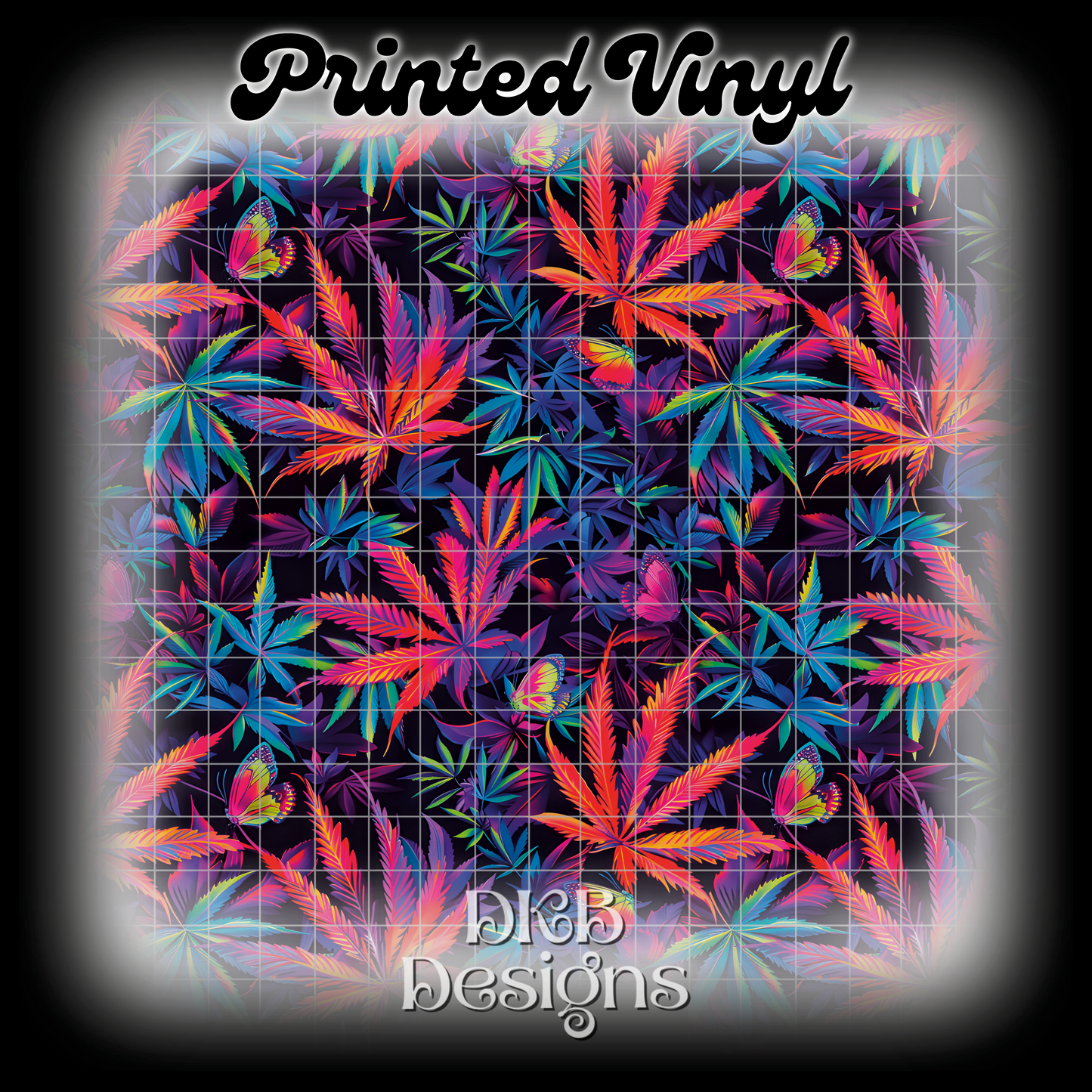 420 neon 1 Printed Vinyl