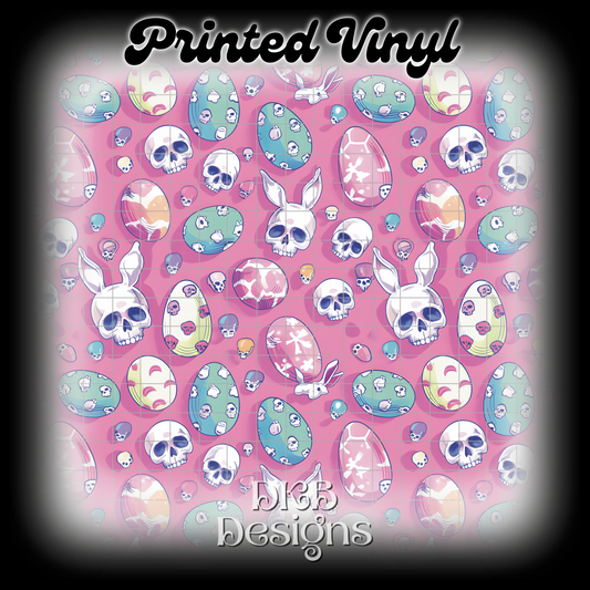 Skellie Easter Printed Vinyl