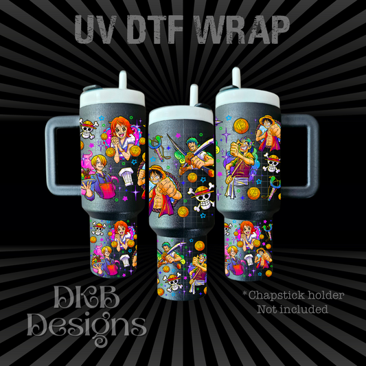 Straw hats Chapstick holder UV DTF