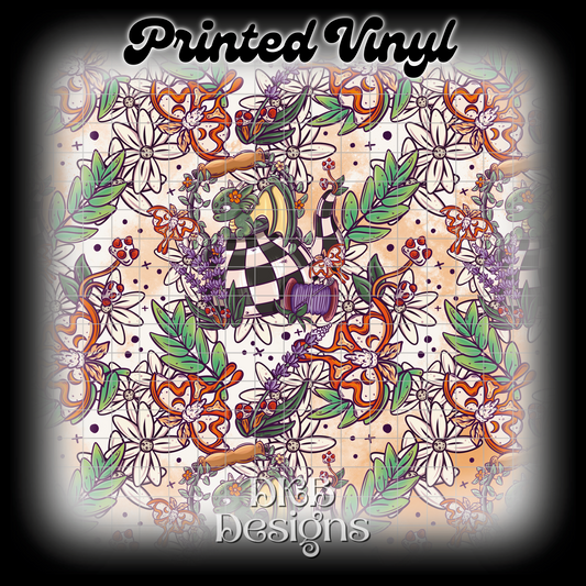 Cottage dragons Printed Vinyl