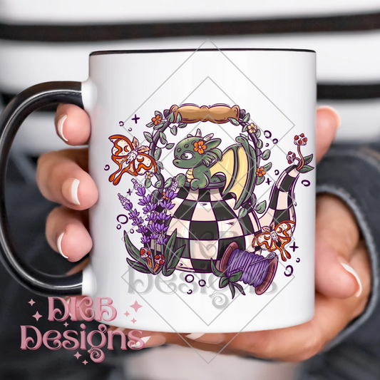 Cottage dragon UV DTF