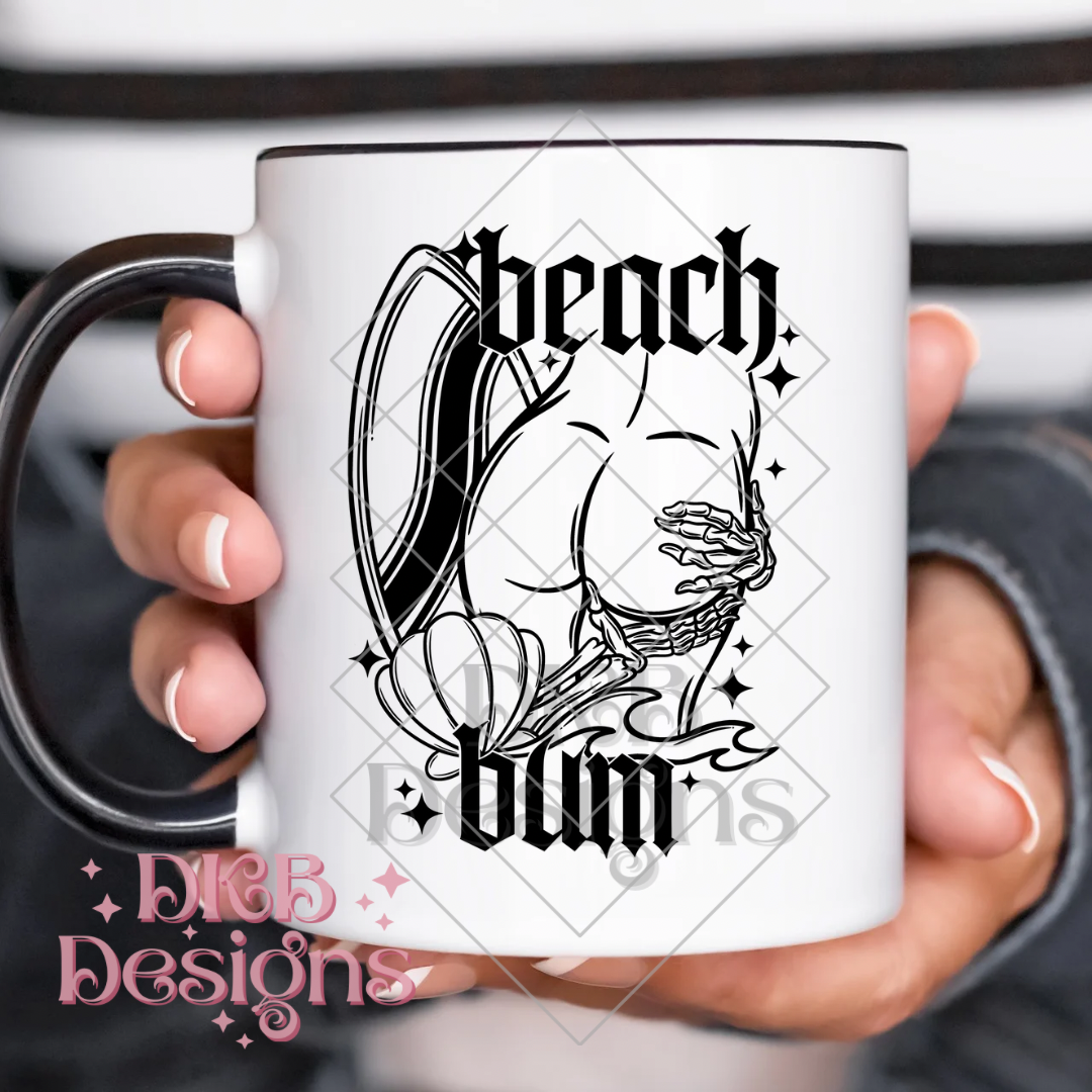 Beach bum UV DTF