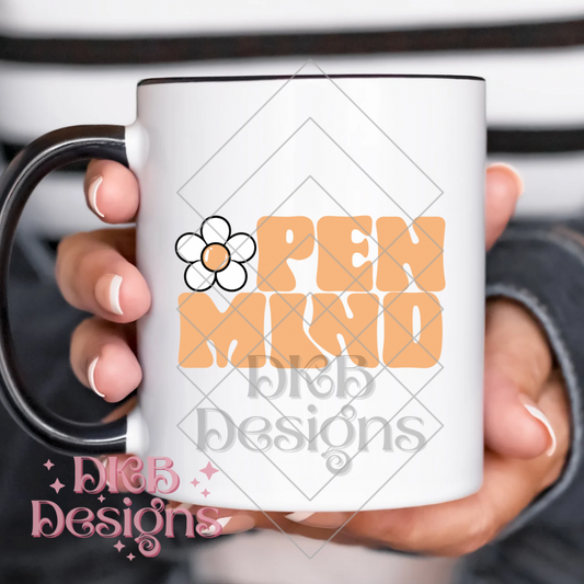 Open mind yellow UV DTF