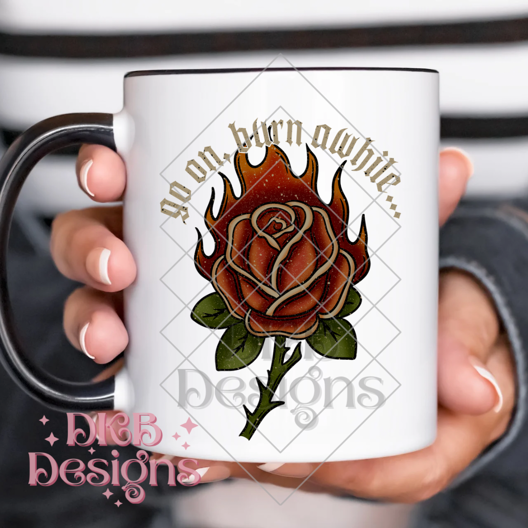 Burn awhile light UV DTF