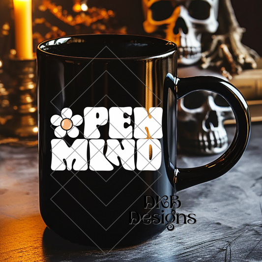 Open mind white UV DTF