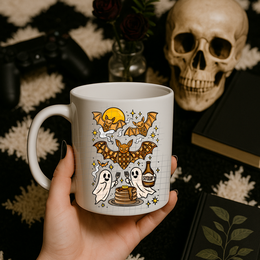 Batty waffles UV DTF