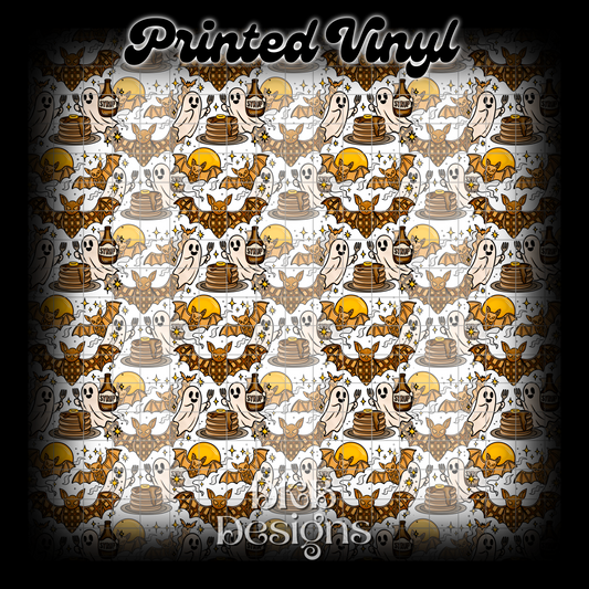 Batty waffles Printed Vinyl
