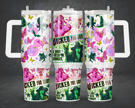 Because I knew you 40oz Tumbler UV DTF