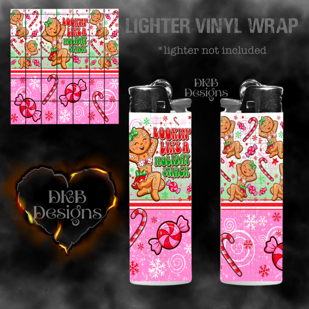 Holiday snack Lighter vinyl wrap