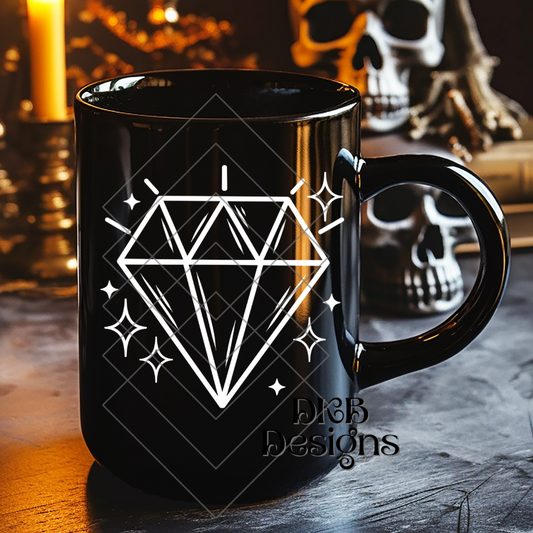 Diamond white UV DTF