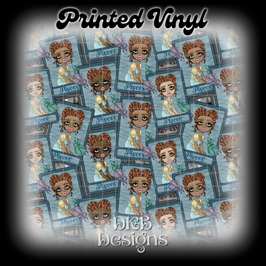 Pisces Printed Vinyl