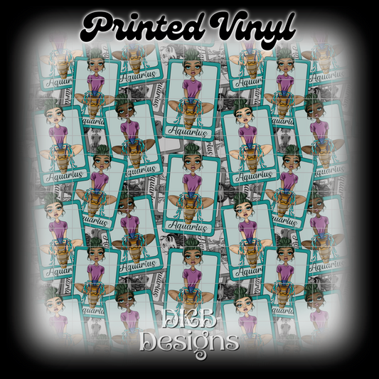 Aquarius Printed Vinyl