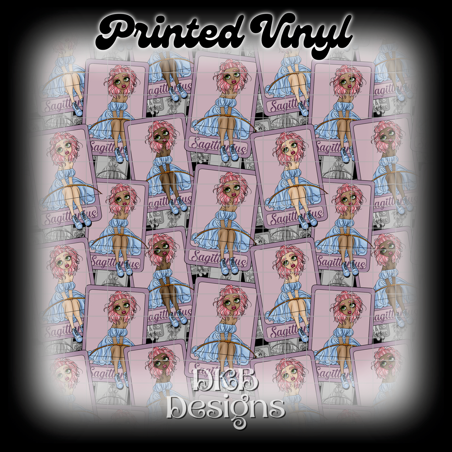 Sagittarius Printed Vinyl