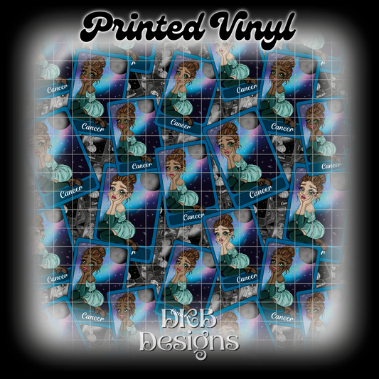 Cancer Printed Vinyl