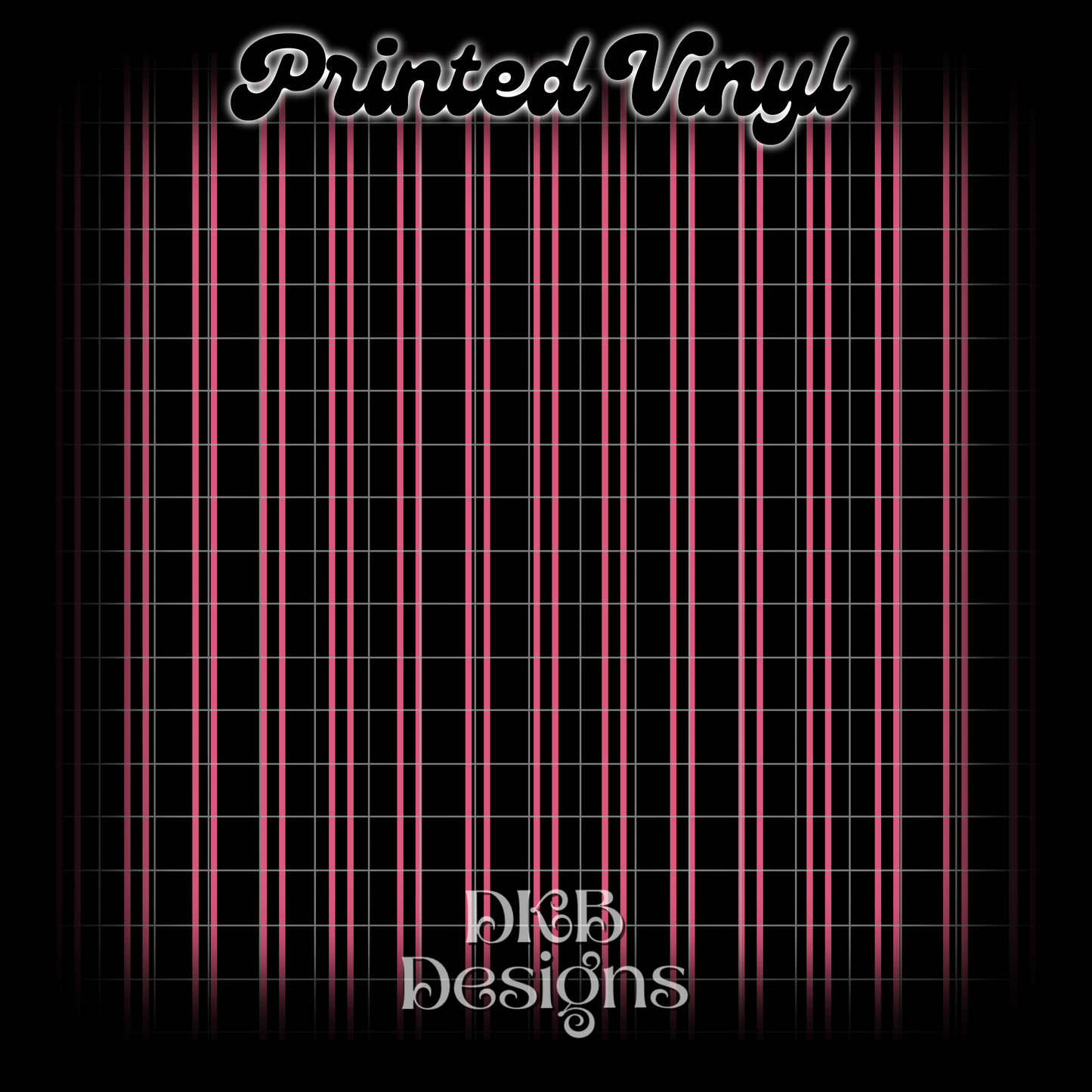 School for ghouls stripes Printed Vinyl