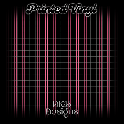 School for ghouls stripes Printed Vinyl