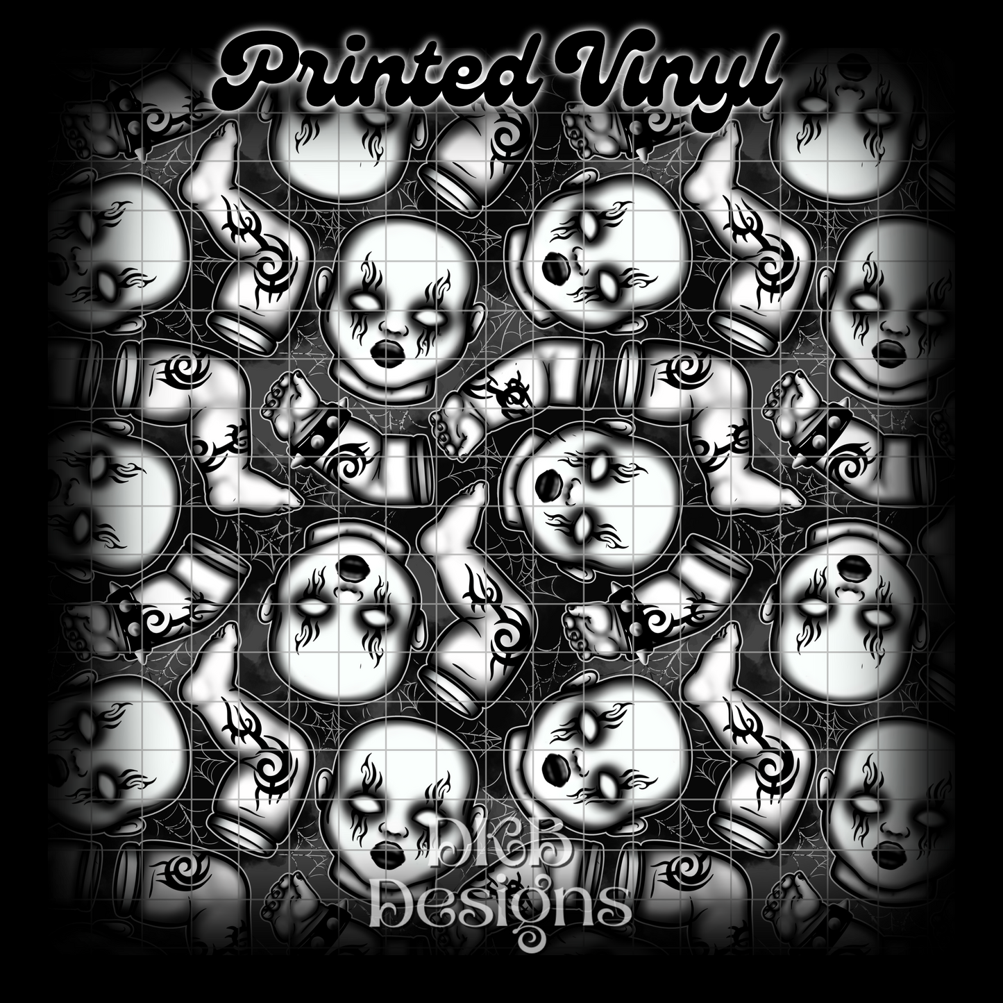 Doll parts Printed Vinyl