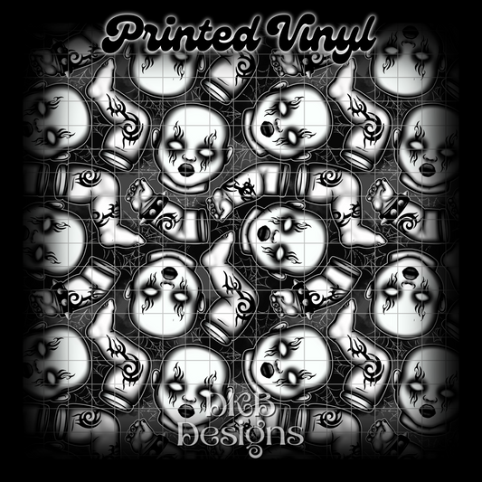 Doll parts Printed Vinyl