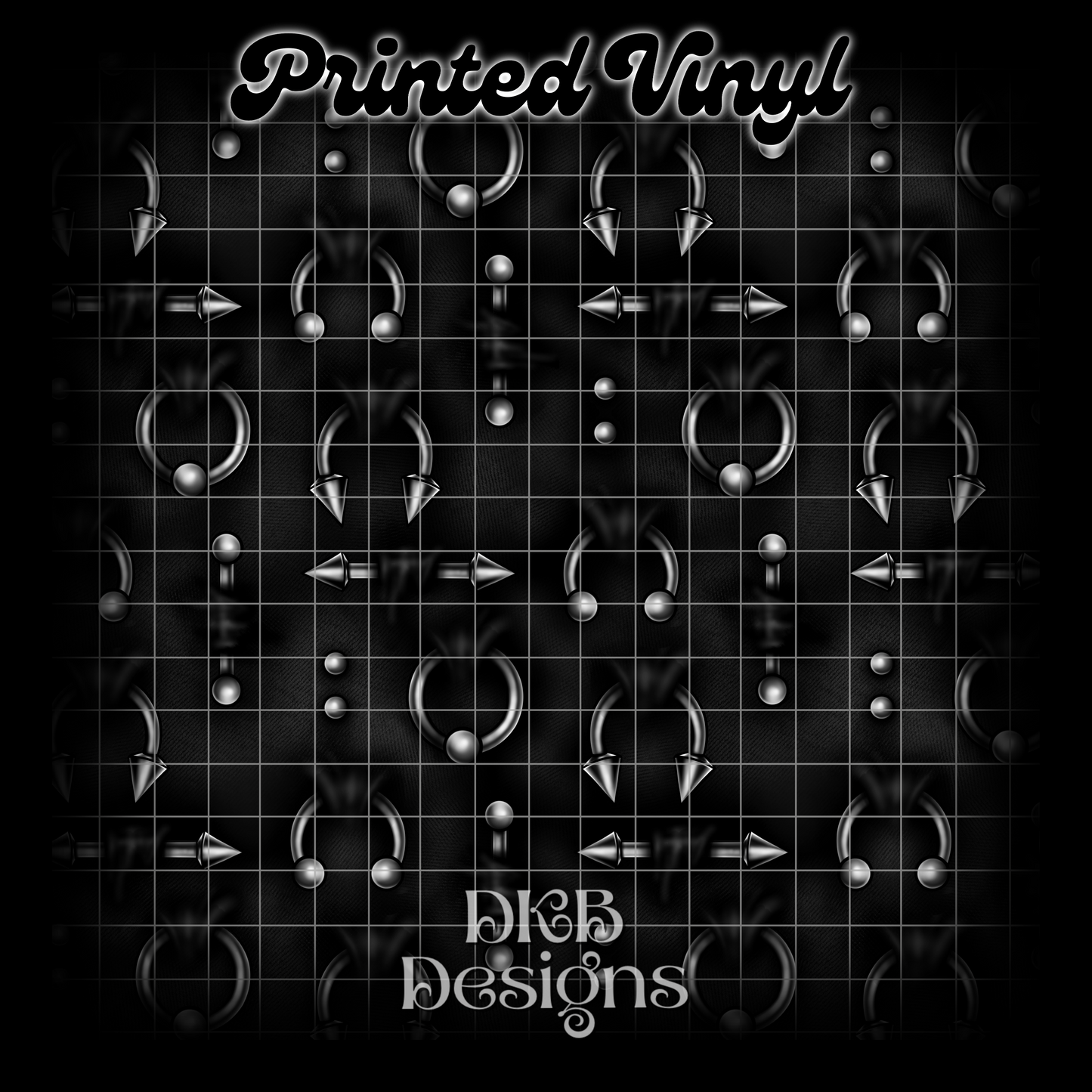 Pierced Printed Vinyl