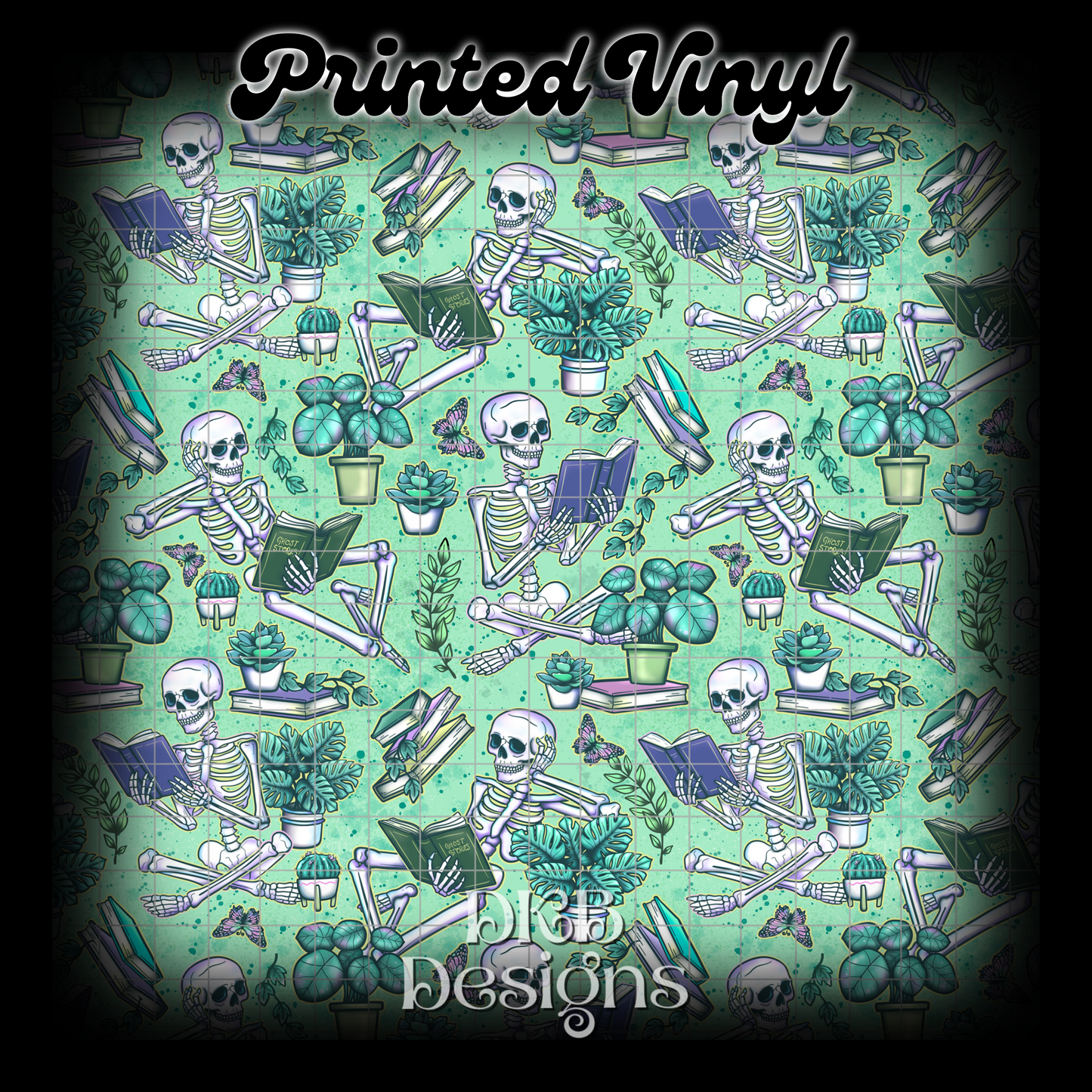 Grim reader Printed Vinyl (3 color ways)