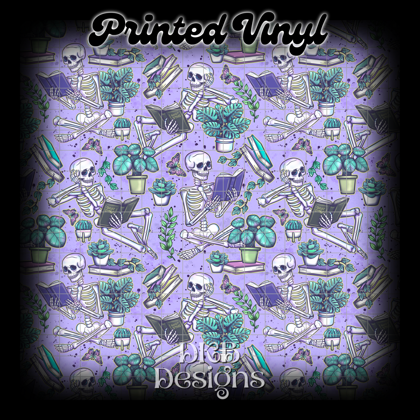 Grim reader Printed Vinyl (3 color ways)