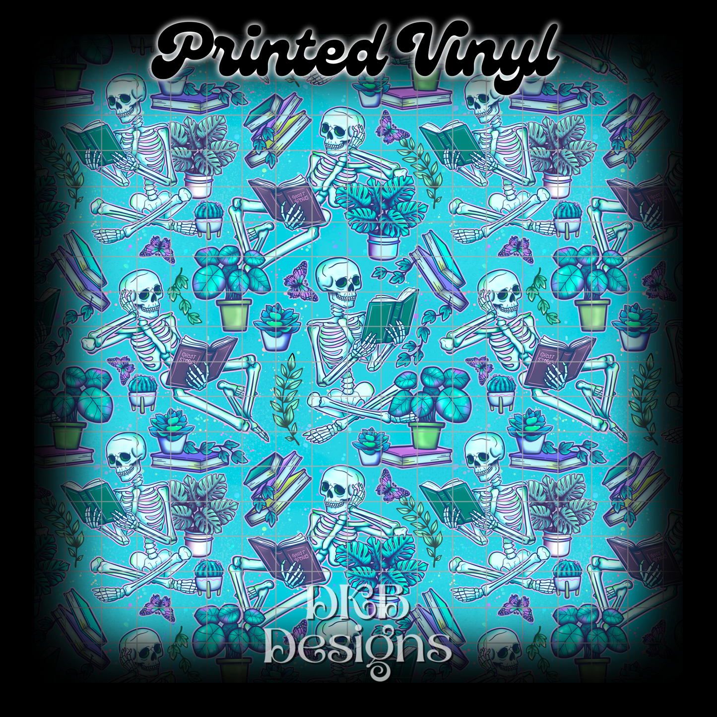 Grim reader Printed Vinyl (3 color ways)