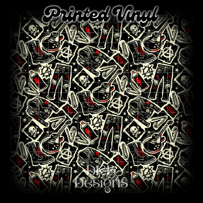 Punk junk Printed Vinyl (3 color ways)