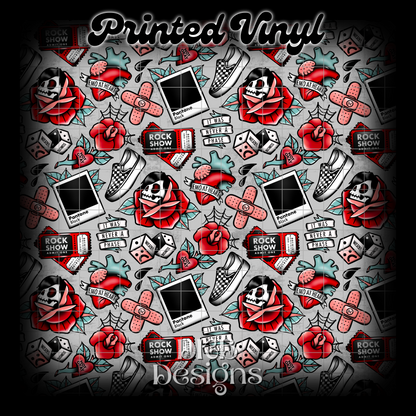 Emo flash Printed Vinyl (3 color ways)