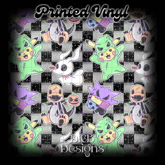 Nightmare poke Printed Vinyl