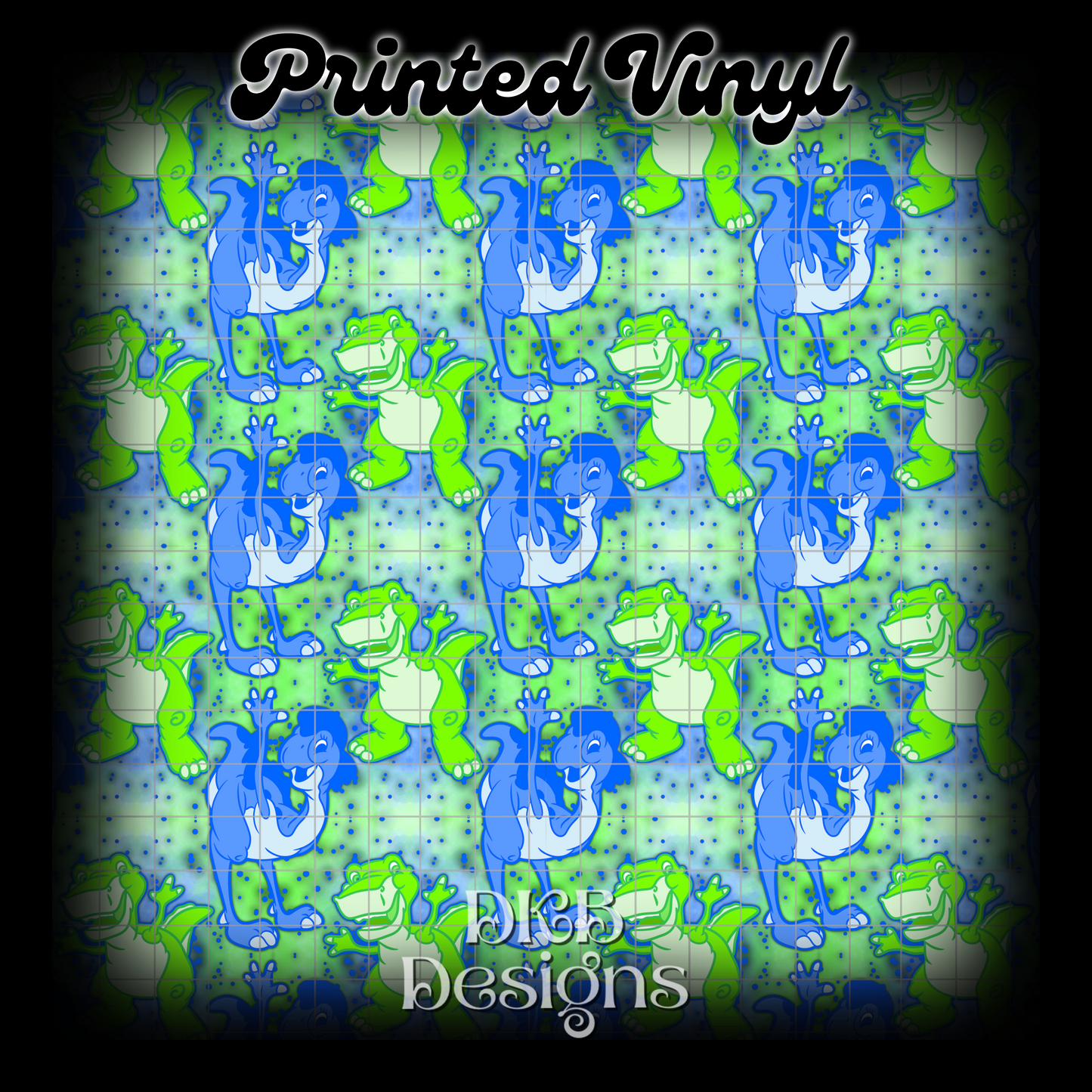 Little dinosaurs Printed Vinyl