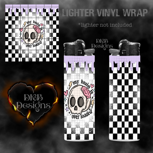 My brain is overloaded lighter vinyl wrap