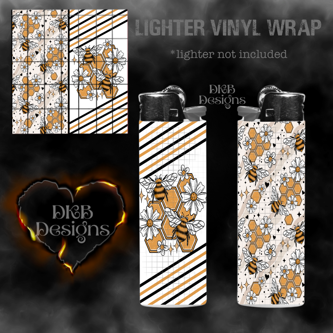 Bees lighter vinyl wrap