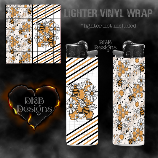 Bees lighter vinyl wrap