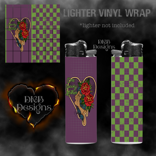 One spooky mother 1 lighter vinyl wrap