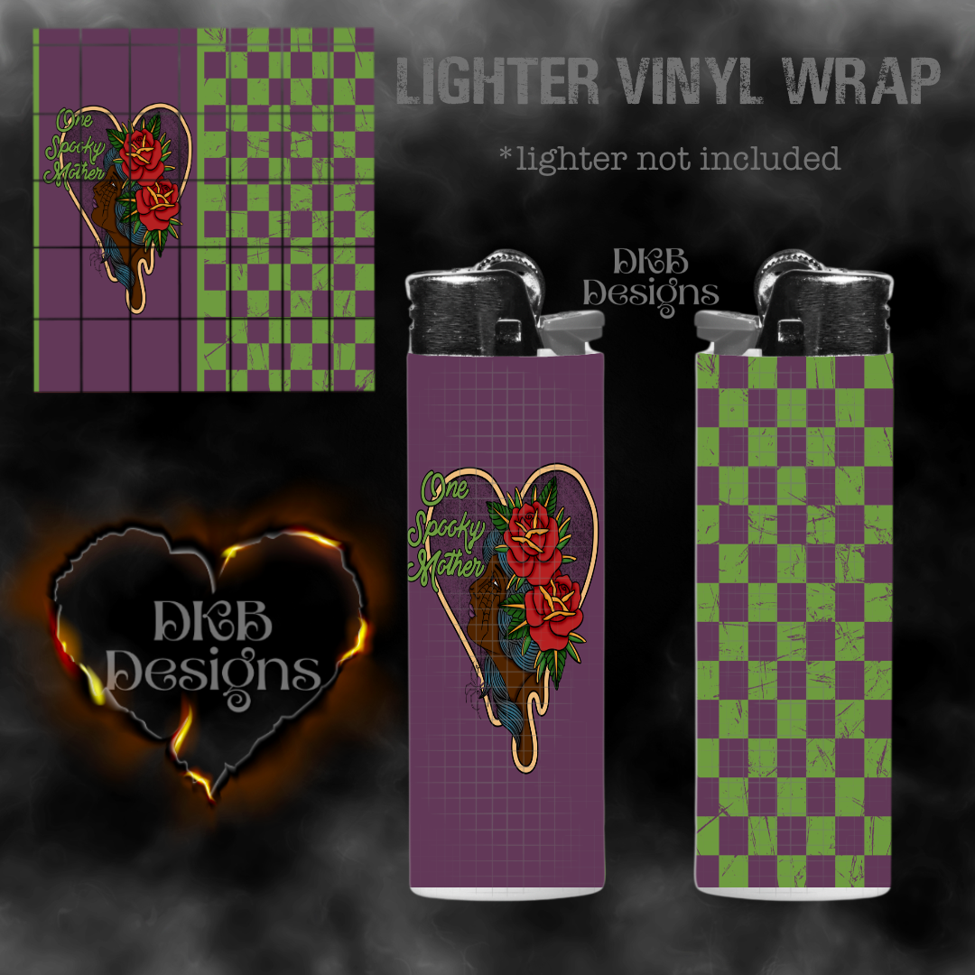 One spooky mother 2 lighter vinyl wrap