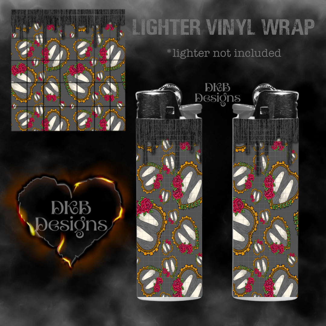 No feet lighter vinyl wrap