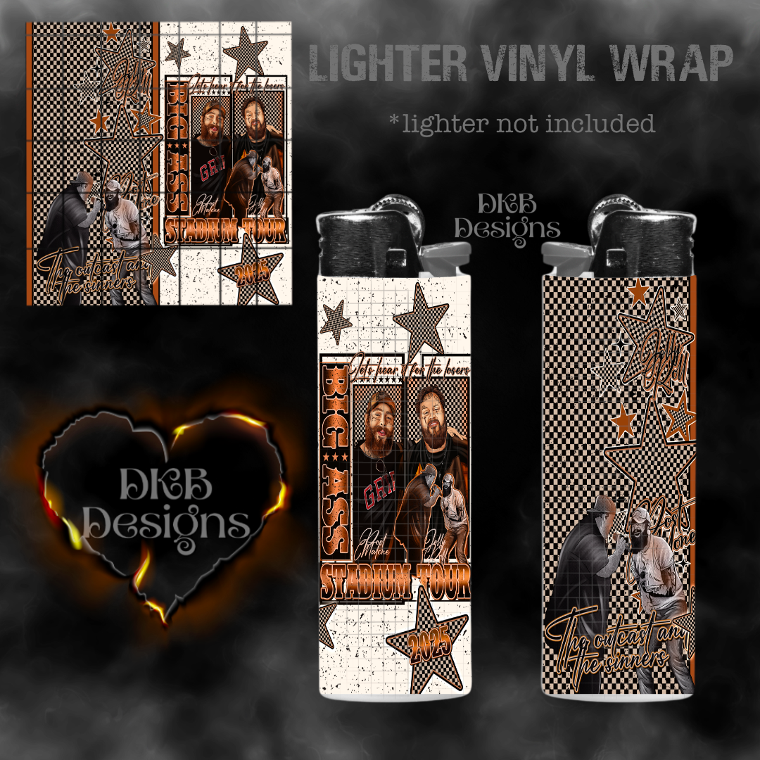 2025 stadium tour lighter vinyl wrap